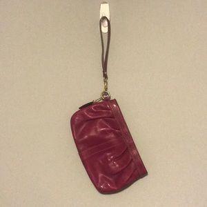 Coach Magenta Wristlet
